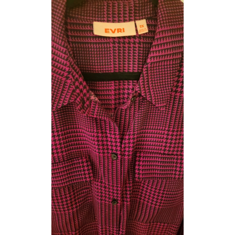 Dress-EVRI Houndstooth Dress - Picture 2 of 4